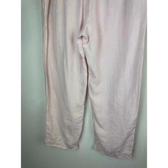 Quince 100% European Linen Pajama Set Pale Pink 2-Piece PJ Lot Women's Size XS - Picture 15 of 16